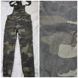 American Rag Original Camouflage Jogger Hem Jean Overalls Size Small 30x27